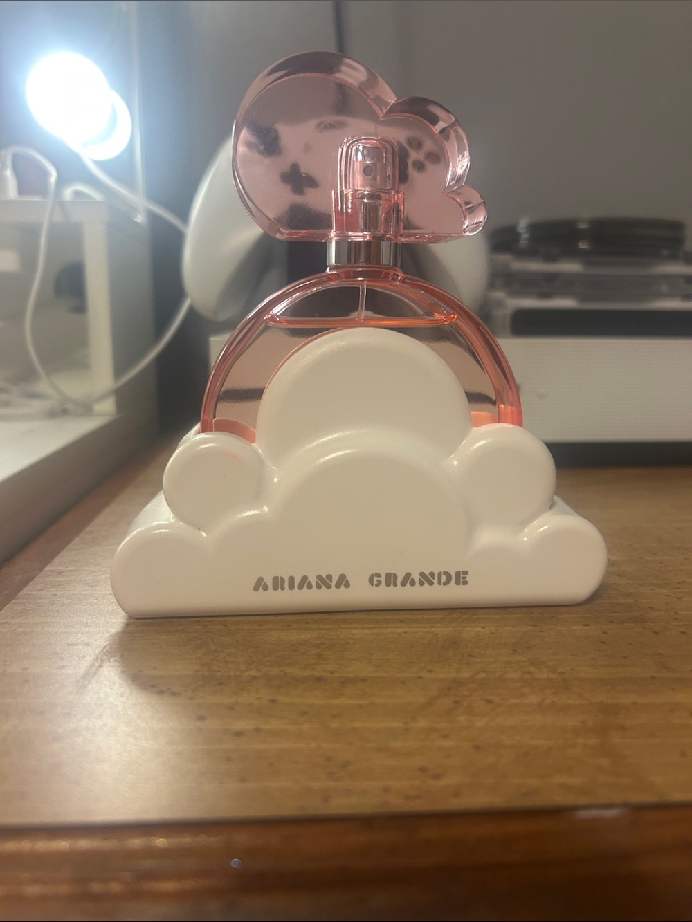 Ariana Grande Pink & White Cloud Perfume Bottle